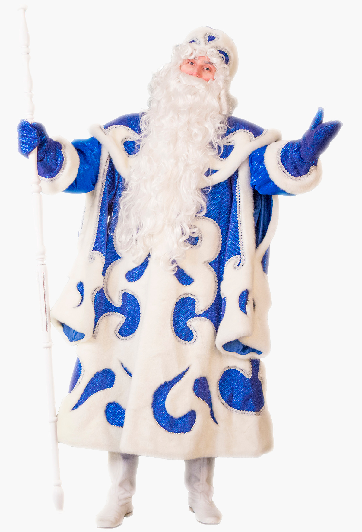 Костюм «Кремлевский Люкс Синий» - Вызов Деда Мороза и Снегурочки 2025-2026 Костюм «Кремлевский Люкс Синий» - Вызов Деда Мороза и Снегурочки 2025-2026