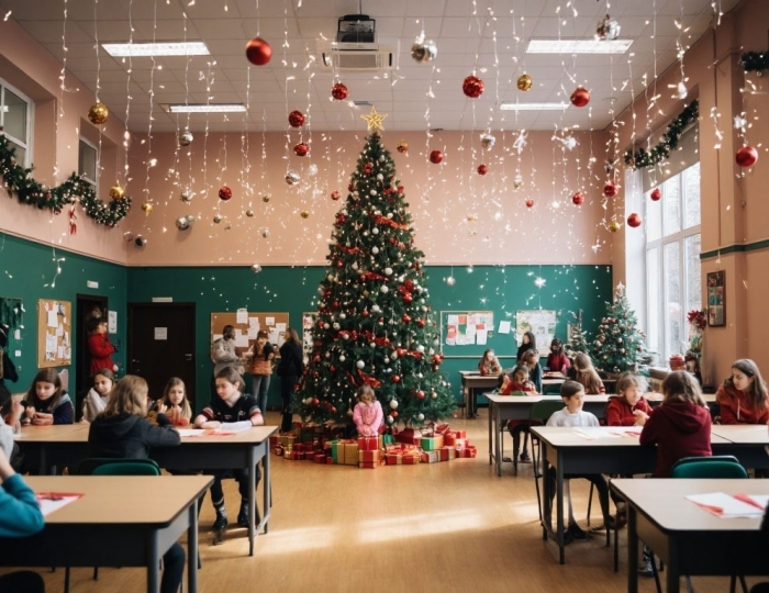 Дед Мороз и Снегурочка в школу. - Вызов Деда Мороза и Снегурочки 2025-2026