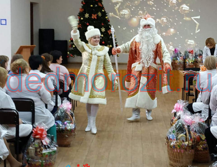 Служба заказа Деда Мороза и Снегурочки «Дед Морозит». Выступления в офисе