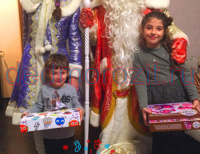 Служба заказа Деда Мороза и Снегурочки «Дед Морозит». Выступления дома