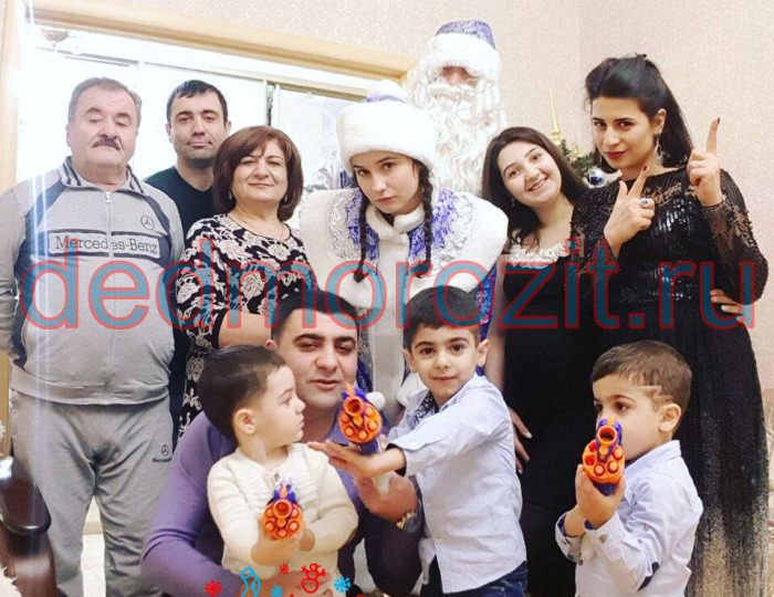 Служба заказа Деда Мороза и Снегурочки «Дед Морозит». Выступления дома