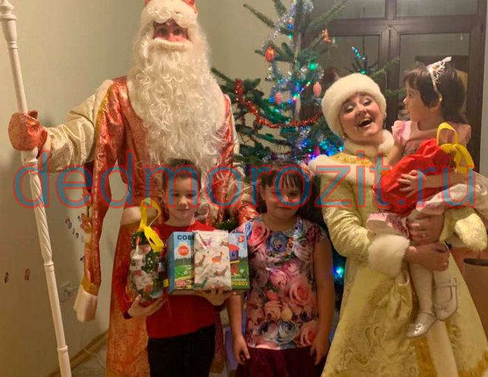 Служба заказа Деда Мороза и Снегурочки «Дед Морозит». Выступления дома