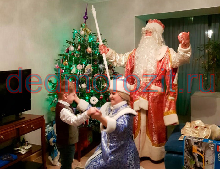 Служба заказа Деда Мороза и Снегурочки «Дед Морозит». Выступления дома